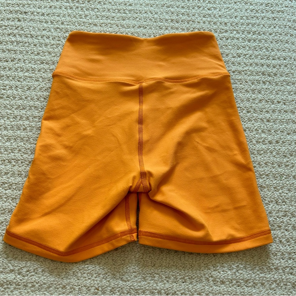 Becca Orange Biker Shorts - Picture 3 of 7